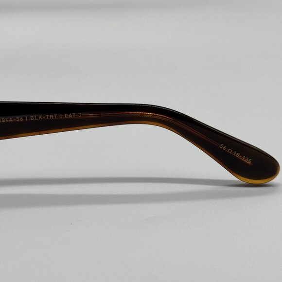 NEW VALENTINO VLS-184A BLACK BROWN MEN SUNGLASSES VALENTINO - Picture 8 of 10